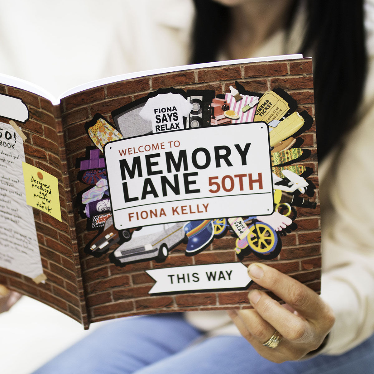 Personalised Book - Memory Lane 50th